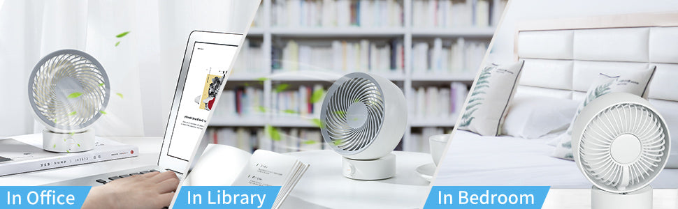 Flash Magic Small Fan Ultra-Quiet Office Desk Usb Charging Fan Small Portable Student Dormitory Large